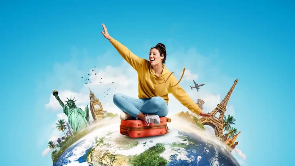 woman looking happy - Cheapest Way To Travel The World