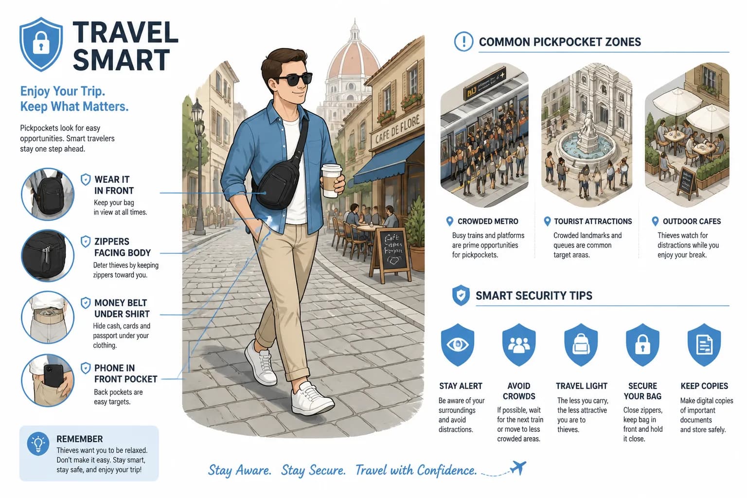 Anti-theft travel tips for Europe