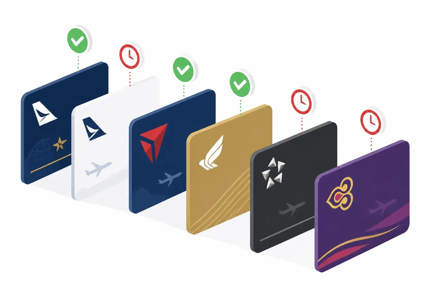 Airline loyalty program miles and points overview for major U.S. carriers