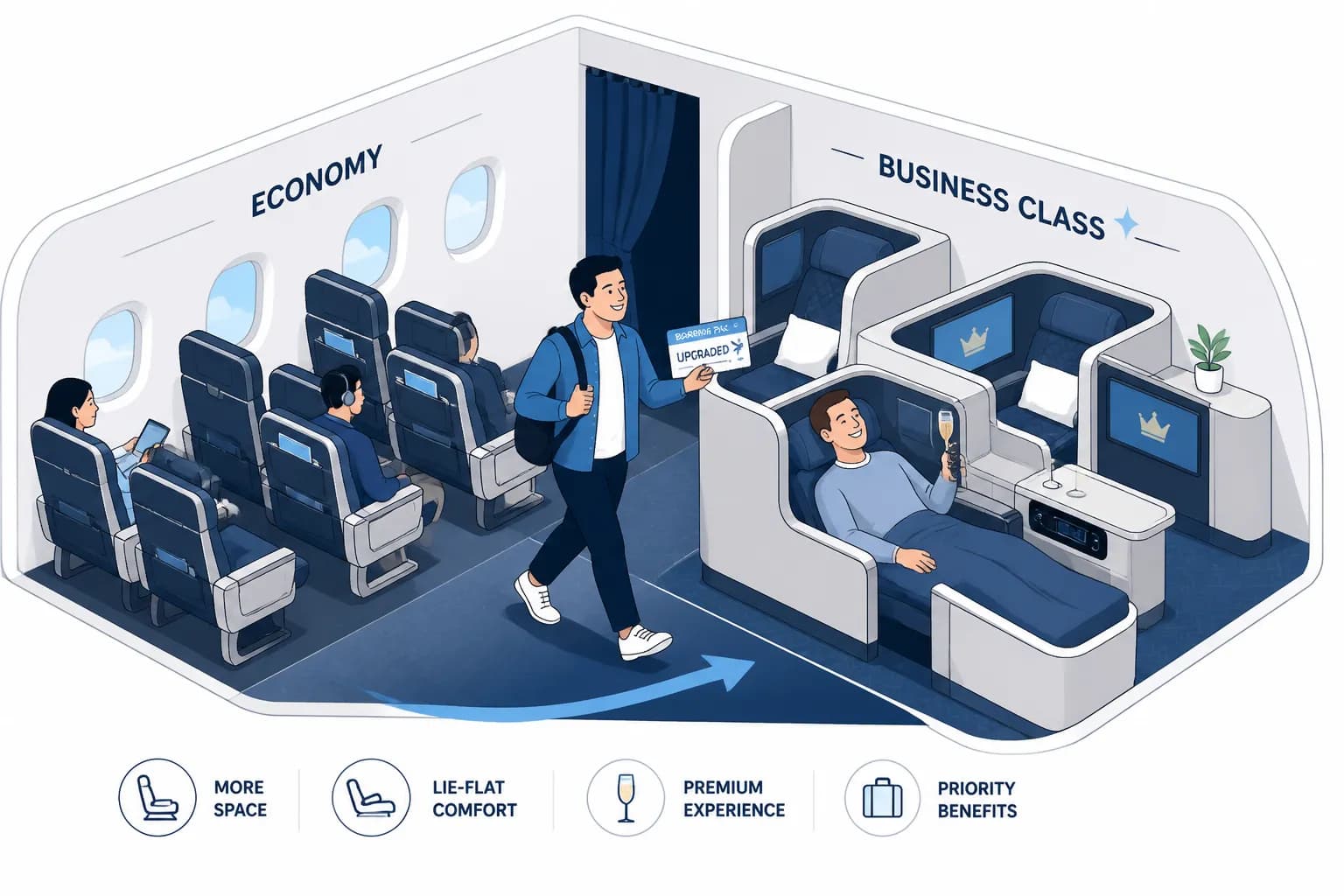 How to Get Upgraded to First Class: 9 Strategies That Actually Work in 2026