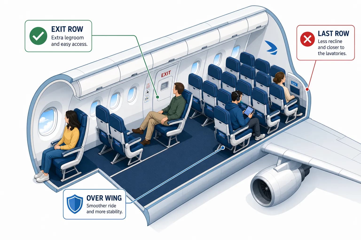 Best Seats on a Plane: Where to Sit in 2026