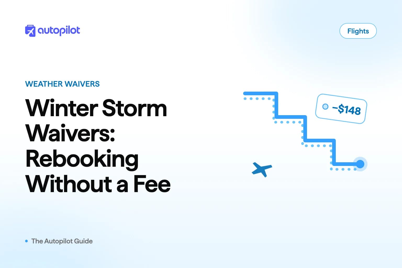 A traveler rebooking a snowed-in itinerary on a phone beside a departure board full of weather delays